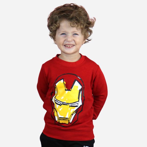 Ironman Sweatshirt And Black Fleece Trouser Set